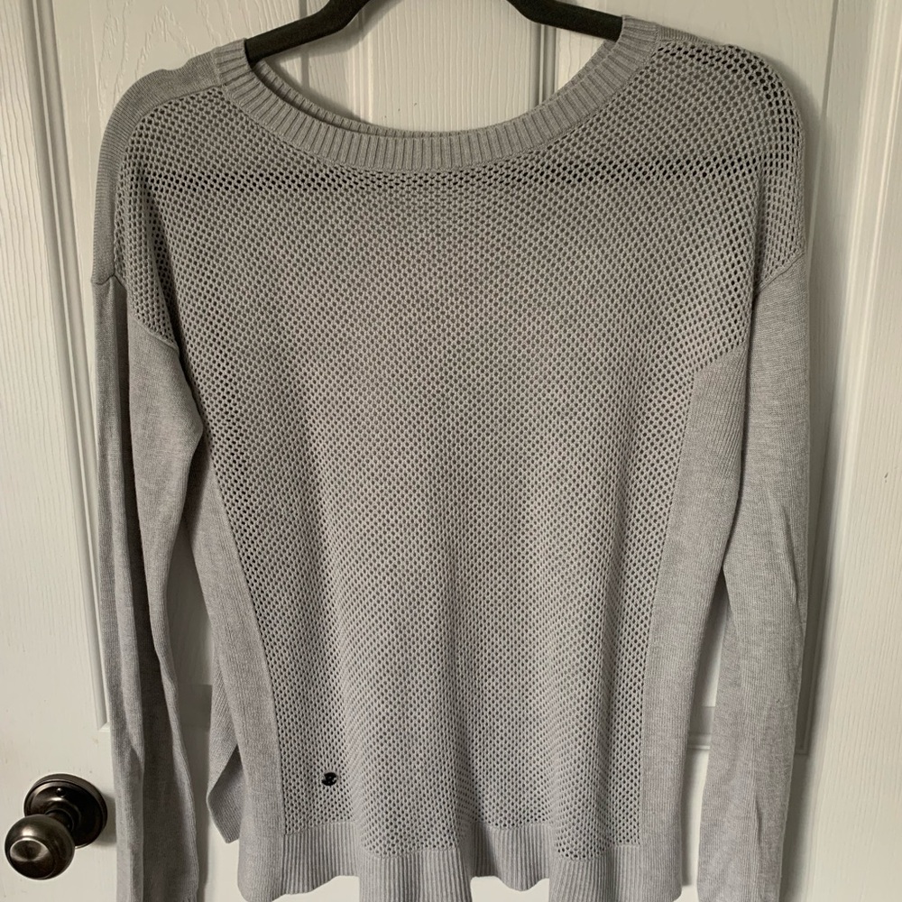lululemon athletica Light grey knit Crew Neck Sweater